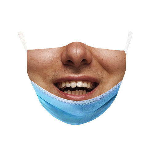 极速Halloween Funny Mask Fashion Expression Adjustable Mask