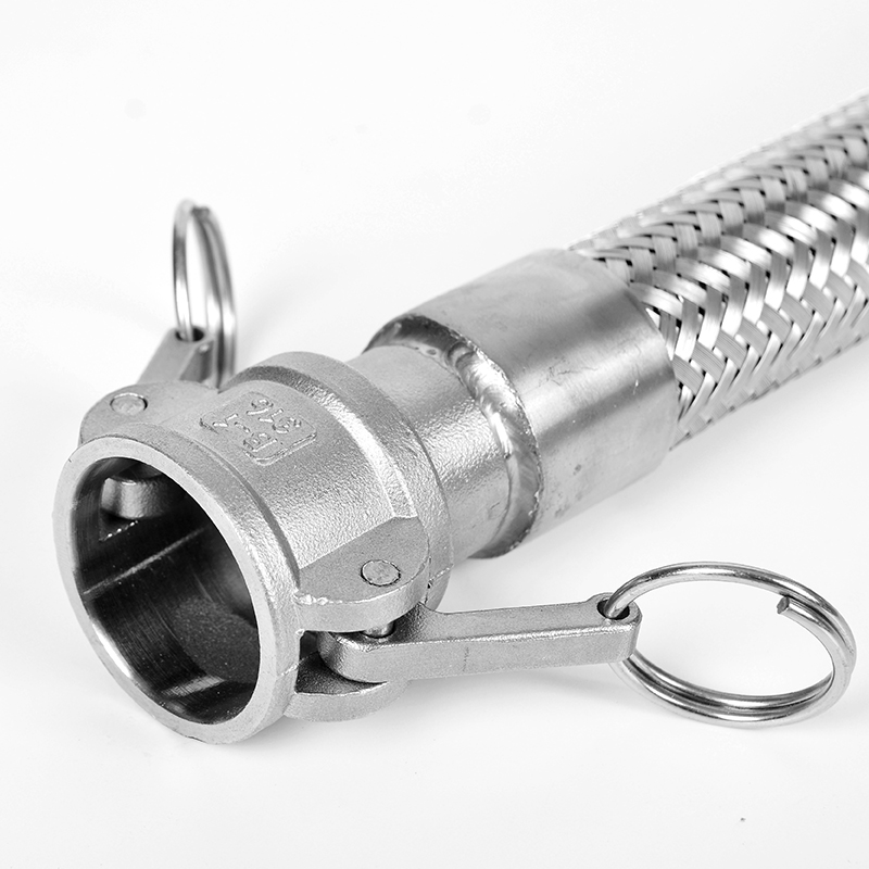 新品304不锈钢波纹管工业快y速接头式编织金属网软管蒸汽管耐高温