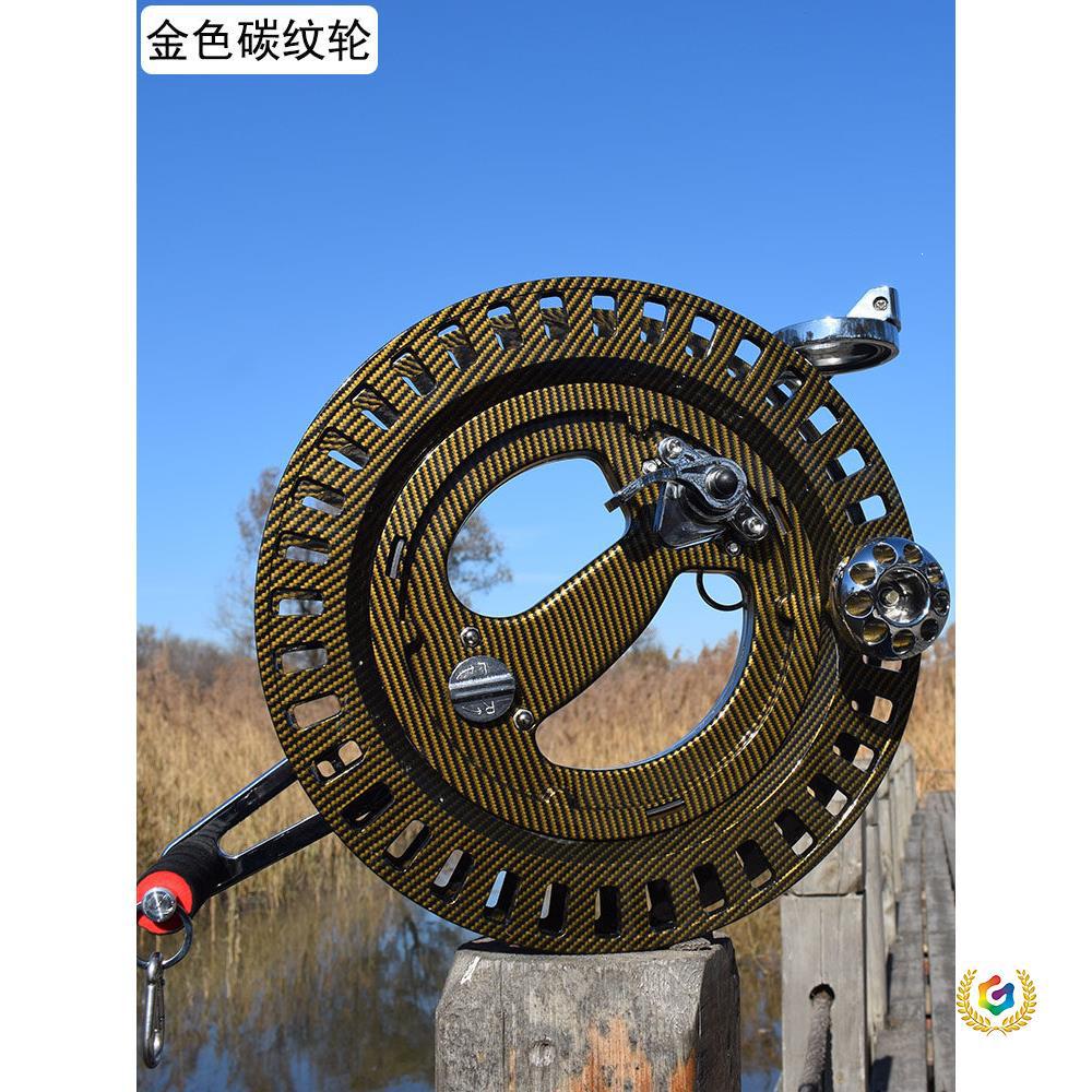 ?风筝轮专业风筝盘风筝轮盘刹车防倒转手握轮大人新款手