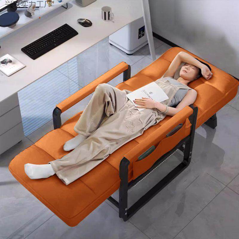 躺椅办公室午休午睡家用折叠靠背椅电脑椅可坐躺两用懒人沙发椅代