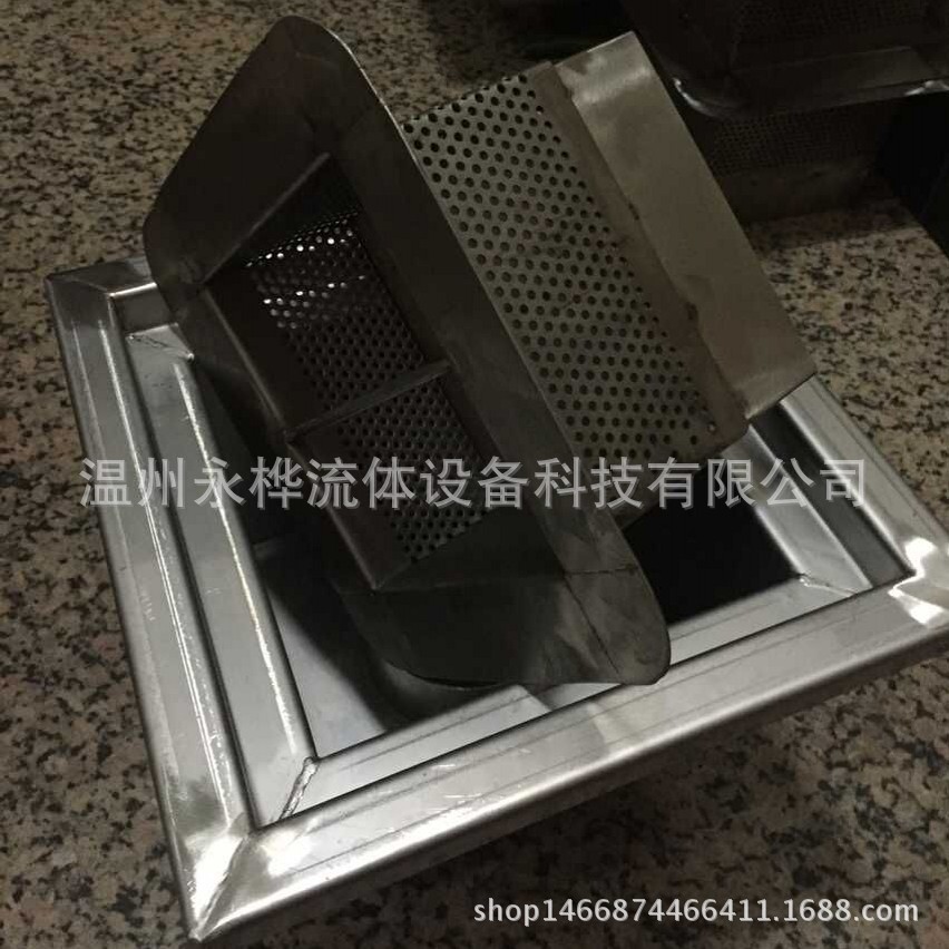 不锈钢方形300*300防臭地漏
