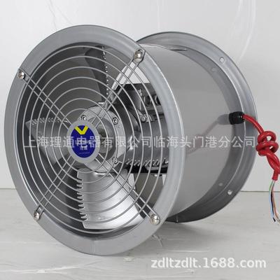 上海理通SFW-G2.5-2250W耐高温F级铜线低噪声铝叶轴流风机管道式