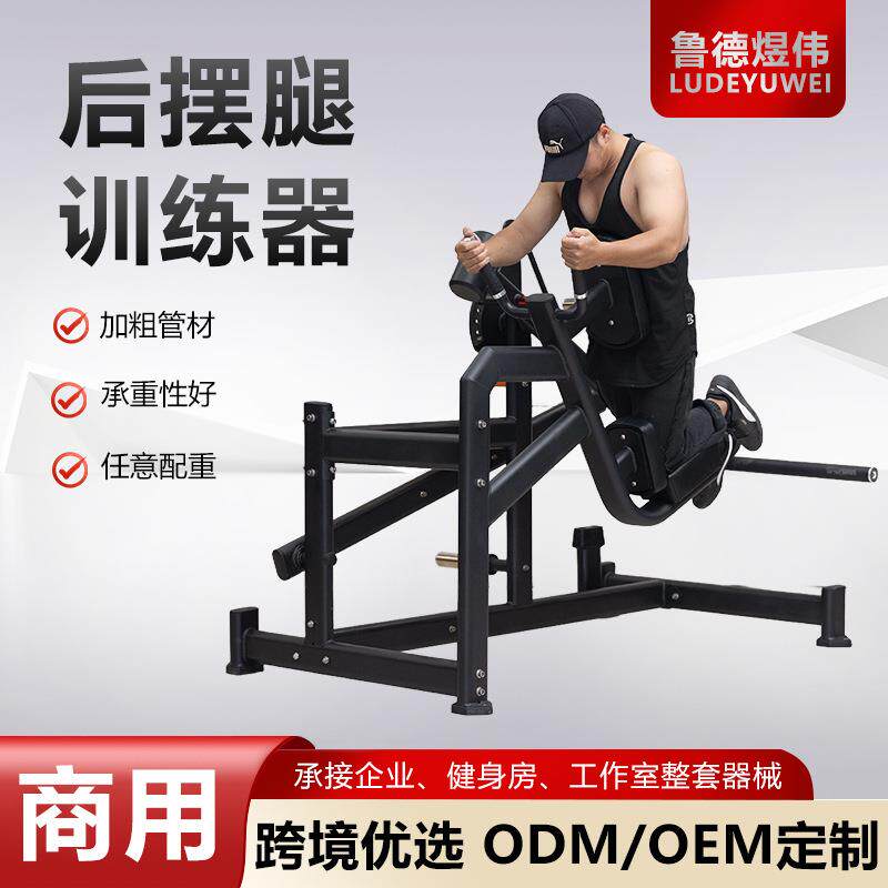 后摆腿训练器腿屈伸一体机健身房私教室力量综合健身器材美体美臀