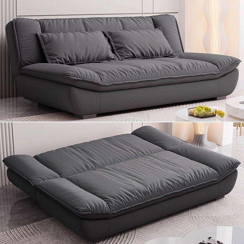 意式极简帆船沙发床客厅小户型慵懒风家用直排网红懒人多功能沙发