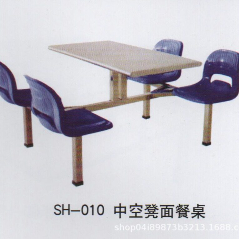 供应餐厅餐桌多人连体带凳子室外公园升降培训桌简约会议可折叠