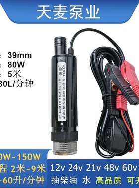 Small submersible 12V 24v water Pump,fuel pump,d-iesel pump