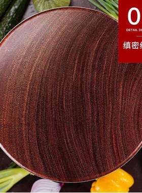 VHM7实木切菜圆形菜墩板厨房家用加厚整木案板铁木