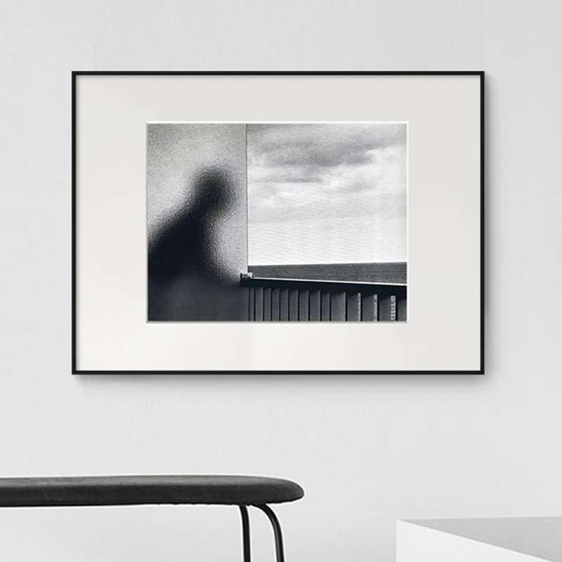 黑白怀旧复古挂画照片现代艺术装饰画样板间公寓简约壁画卡纸摆画图片