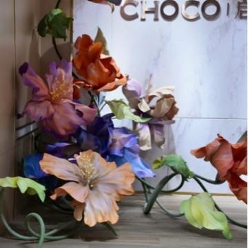 户外美陈布景软装花水仙百合假花装饰摆件拍摄道具防水布置大型花