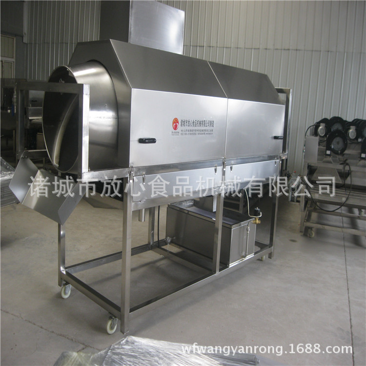高压滚筒喷淋清洗机自动进料出料