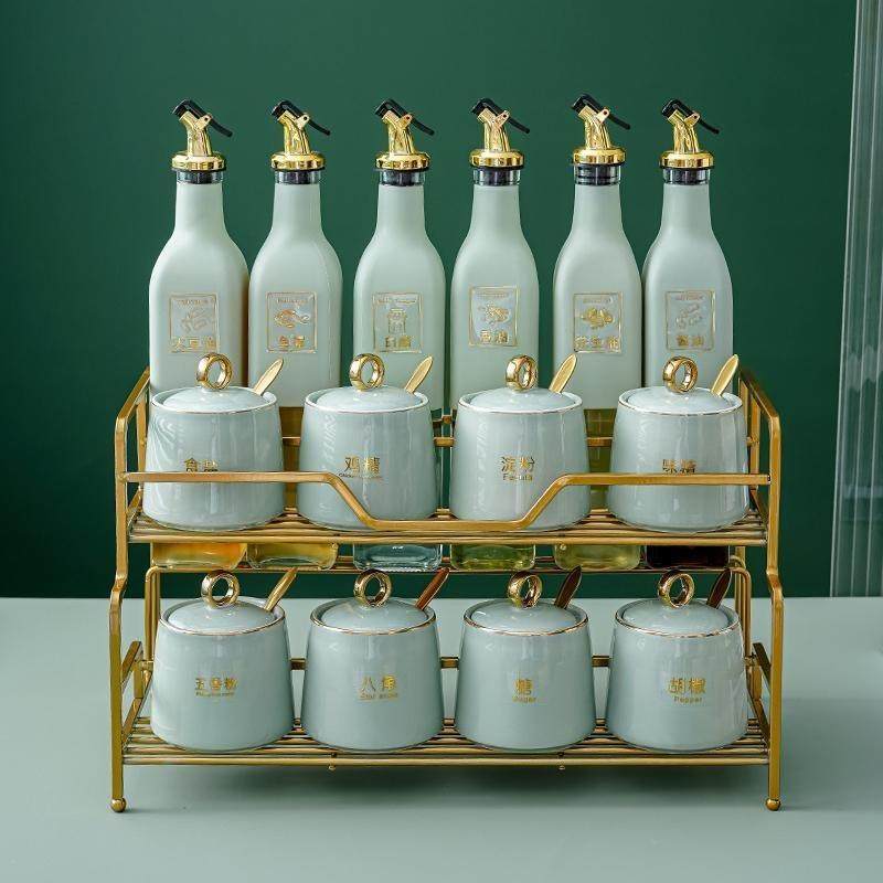 厨房果绿陶瓷调料盒纳米置物架调味罐辣椒胡椒盐味精调料罐子油瓶,影音电器,更多影音配件,淘宝优惠券,粉丝福利购,淘宝优惠卷