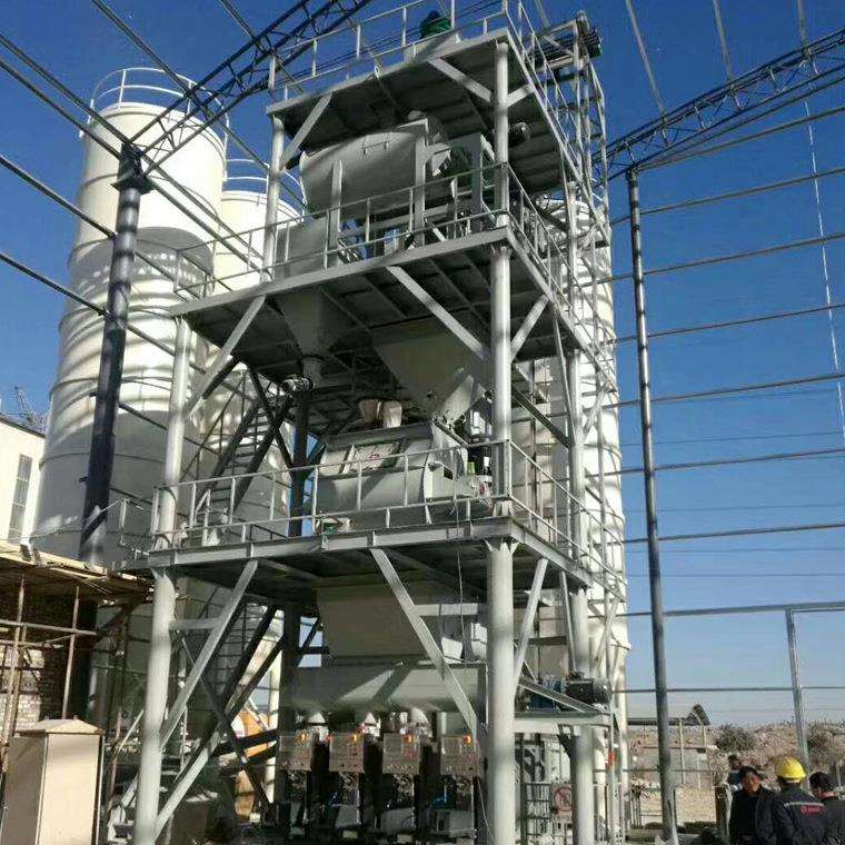 全自动腻子粉砂浆生产线成套设备干粉砂浆搅拌站