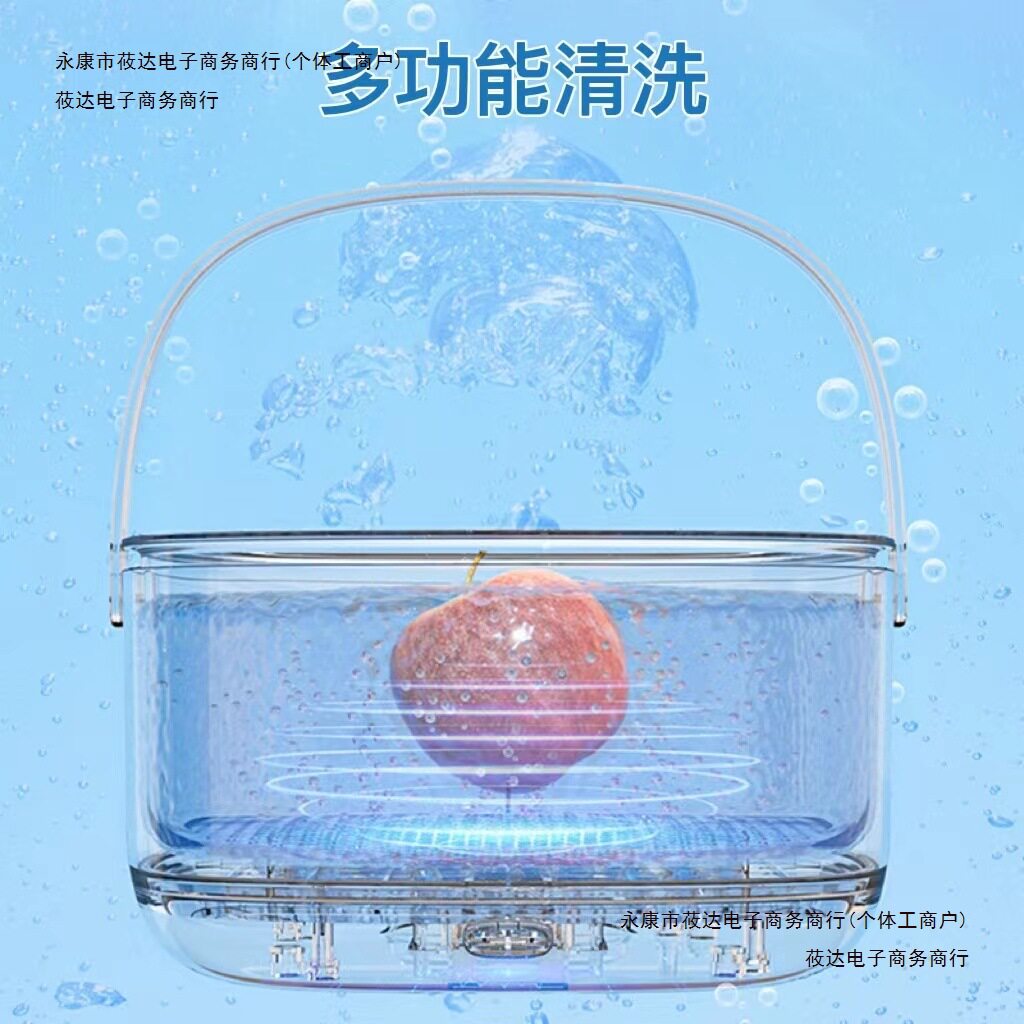 洗水果沥水篮进口德国去家用果蔬清洗机自动便携净化器洗菜机包邮