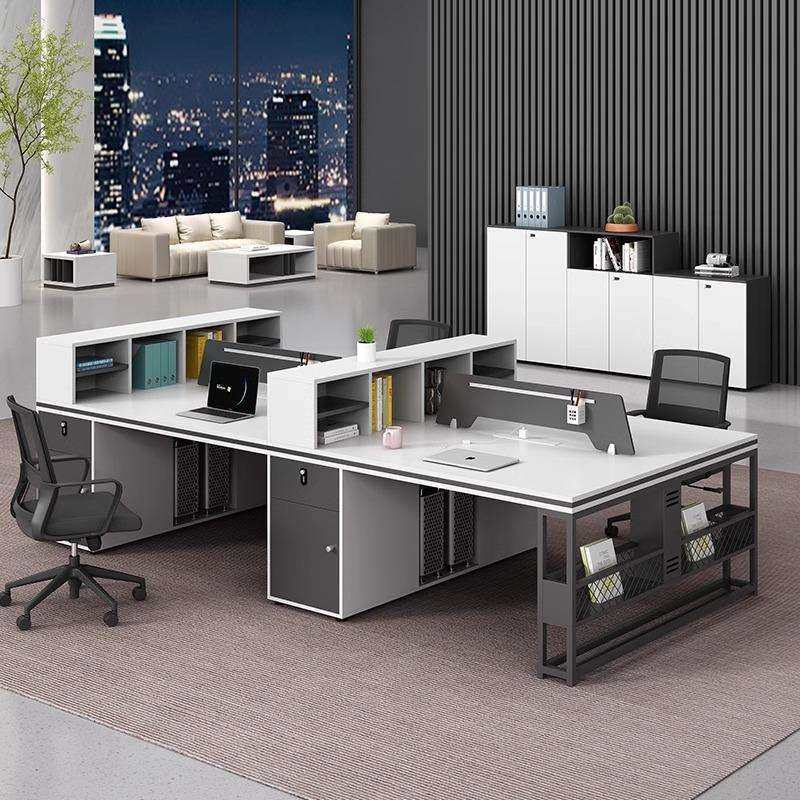 职员办公桌简约现代桌椅组合4人位6四双员工位财务办公室高柜桌子,纺织面料/辅料/配套,纺织机械配件,淘宝优惠券,粉丝福利购,淘宝优惠卷