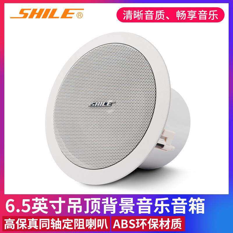 狮乐（SHILE）BX-206定阻吸顶音响天花吸顶喇叭吊顶嵌入式音箱