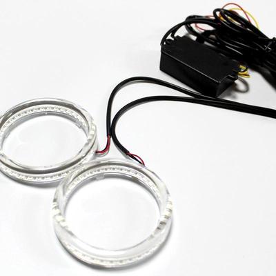 汽车光导圈幻彩七彩多色LED天使眼带转向天使眼幻彩日间行车灯