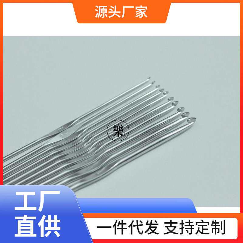 □乐钩潮汕钩针 无柄 精磨精装无磁不锈钢编织钩花纯手工毛线