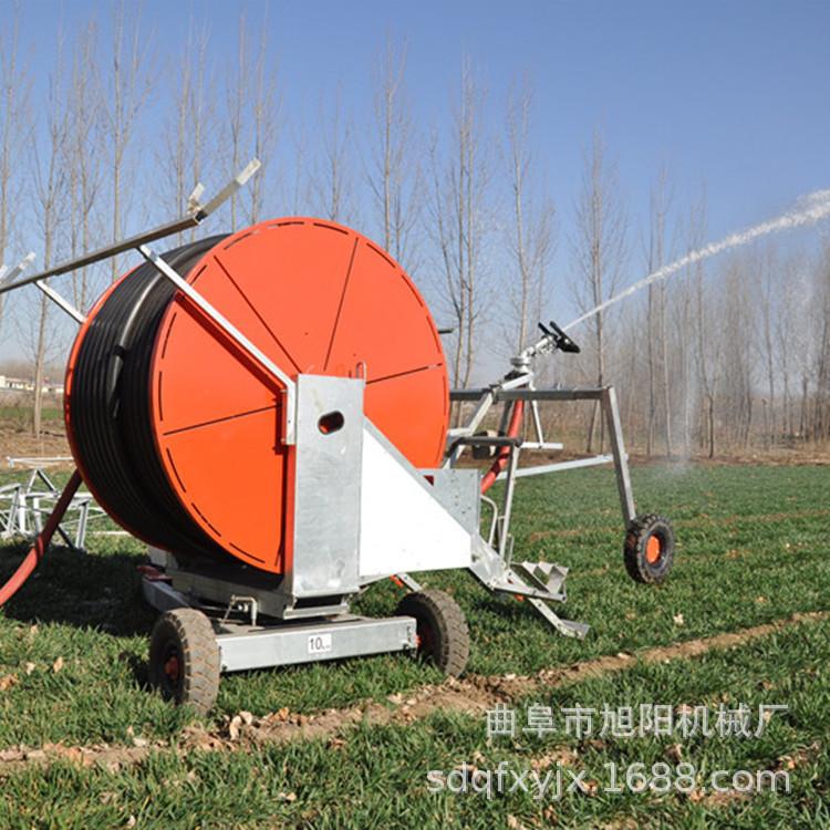 旭阳75-300卷盘式喷灌机大田浇灌喷水浇地机自动回管农田灌溉机