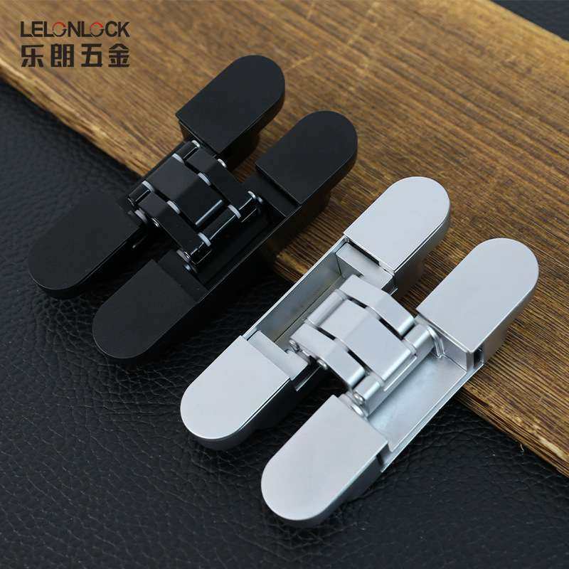 订制微型十字暗铰家用15kg隐藏式门铰3d可调节木门隐形门折叠合页