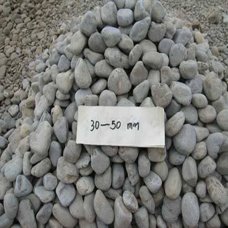 鹅卵石30-50mm淄博公园铺路用青灰石大卵石砾石山东厂家直发