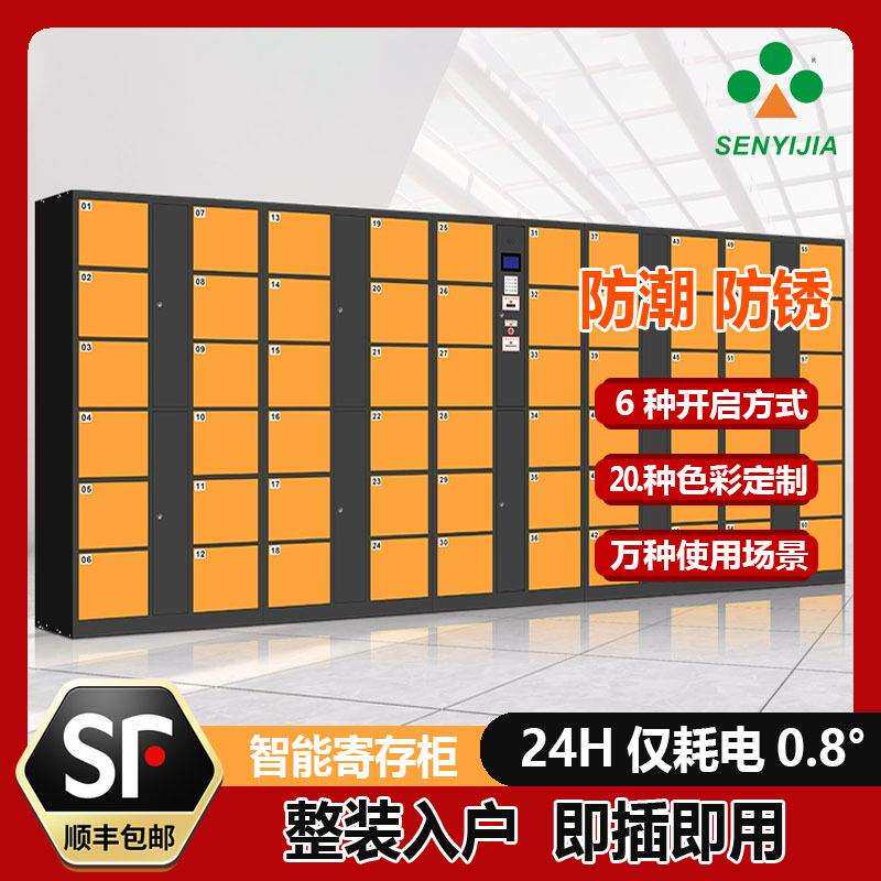智能存包柜人脸识别扫码联网刷卡身份证商场景区储物收纳寄存柜