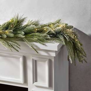 热销圣诞花环门挂180/270CM人造装饰品圣诞树藤条挂饰场景布置门