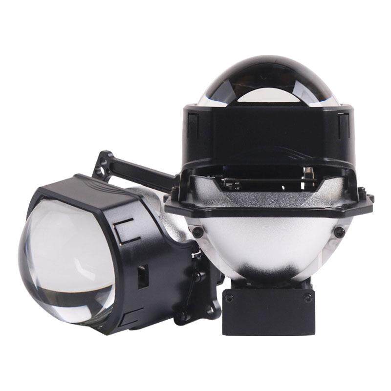 Sanvi三为车灯新品3寸58瓦6000看A3方形LED双光透镜大灯改装升级