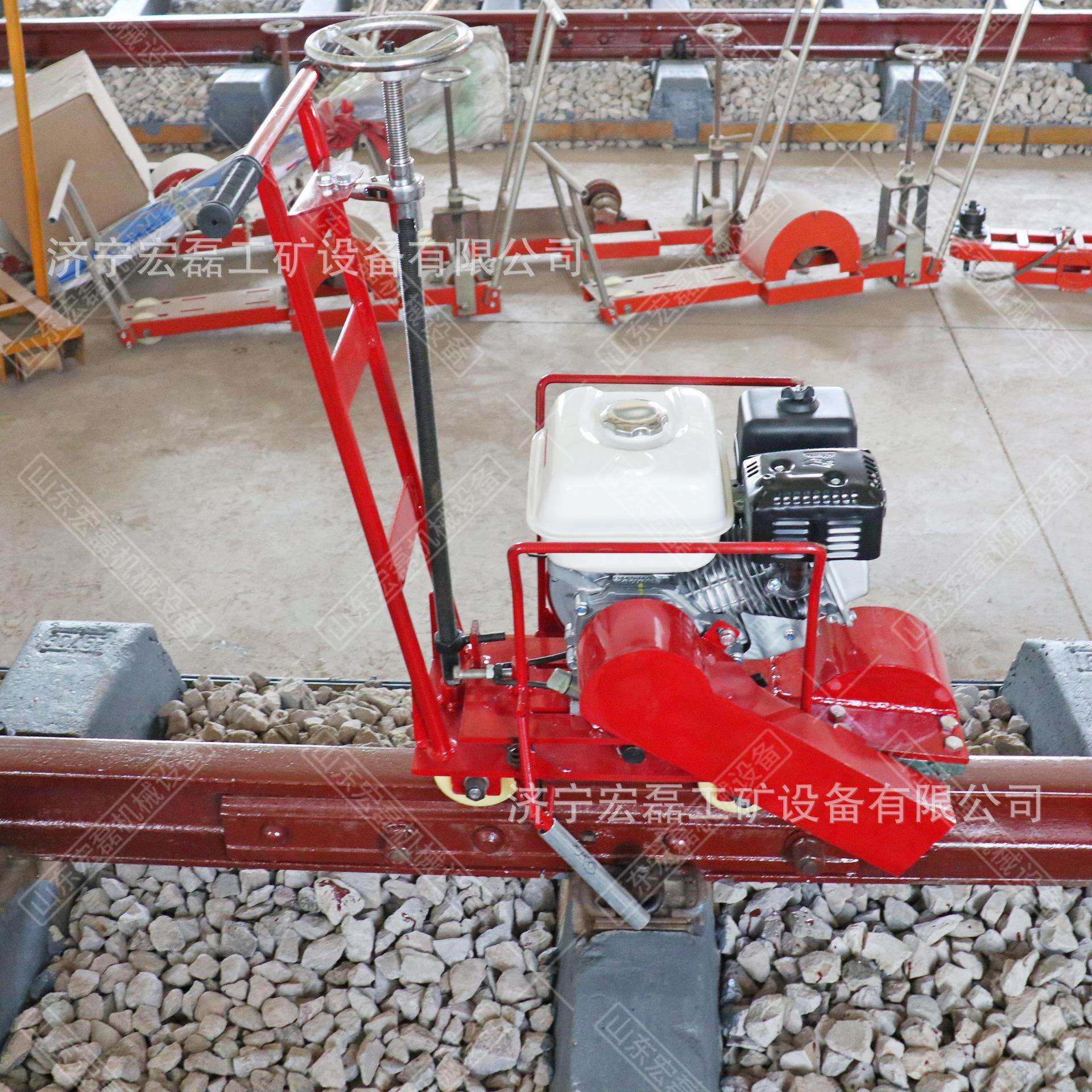 CS-1内燃钢轨除锈机便携式电动钢轨抛光机手推轨道磨轨机现货