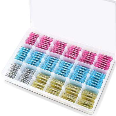 600pcs热缩端子接线端子中间中接管端子套装