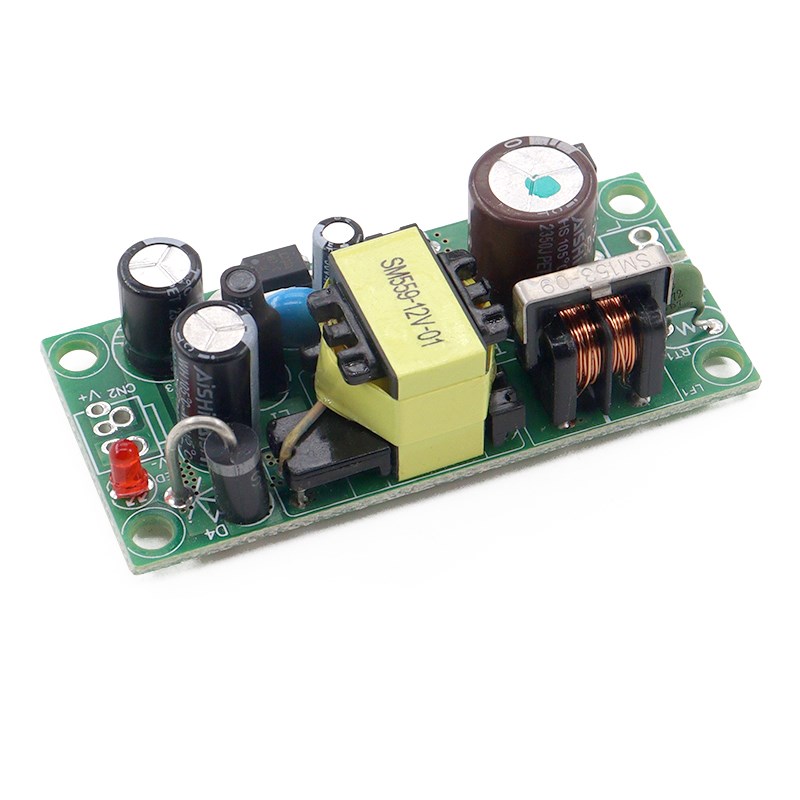 速发AC隔离模块12W稳压降压模块220V转5VV12V24V内置裸板