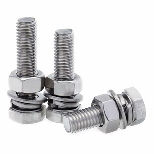 速发04不锈钢螺丝螺母套螺配件1全装 杆M4M5M6M8M大0M12M16外六角