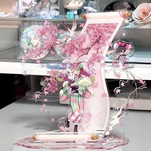 自制鬼灭之刃甘露寺蜜璃立牌