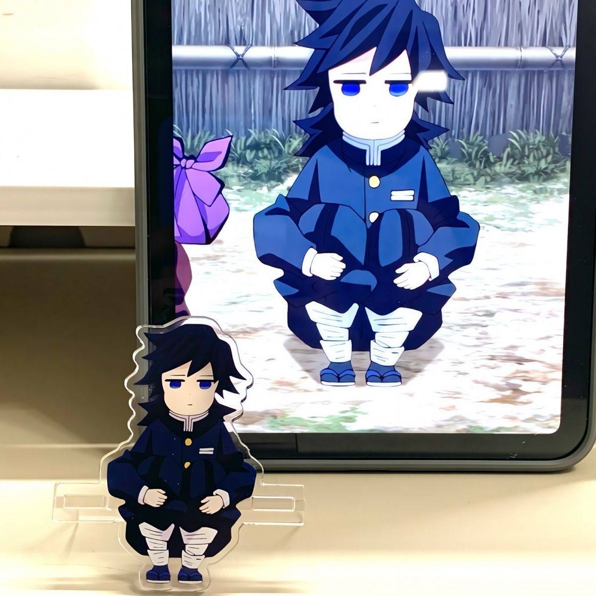 鬼灭之刃富冈义勇豆豆眼坐姿立牌(70mm),模玩/动漫/周边/娃圈三坑/桌游,动漫徽章/立牌,淘宝优惠券,粉丝福利购,淘宝优惠卷