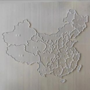 2025款中国地图亚克力透明板组装脑力游戏高清防水行政区拼图