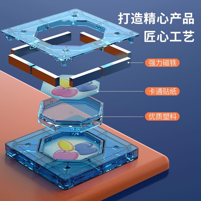 磁力片积木儿童纯磁铁吸铁石玩具男孩拼图女孩益智拼装百变磁力贴