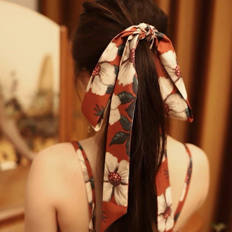 港式发饰覆古发带港风法式怀旧头饰女头巾80年代丝巾气质发箍配饰