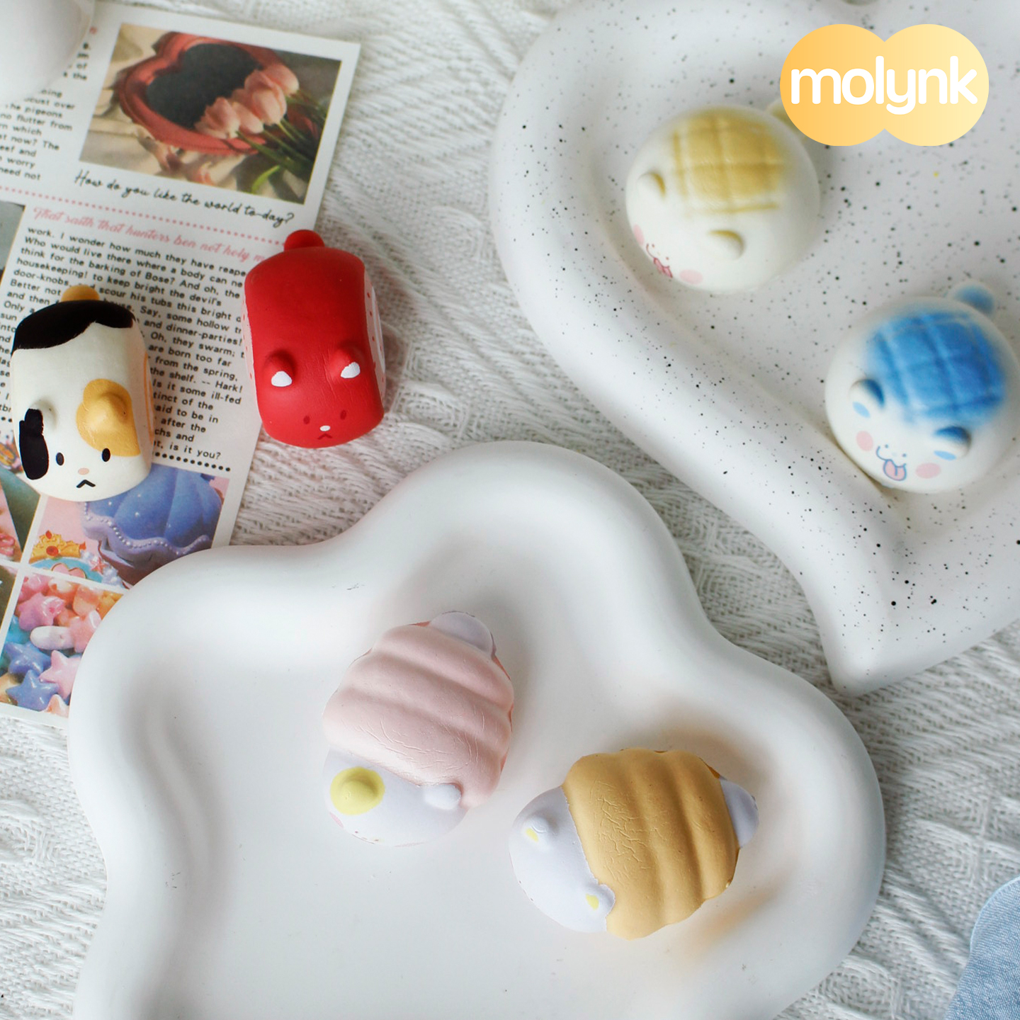 Molynk捏捏乐糖果袋喵包物语果子猫捏捏超软慢回弹解压玩具礼物