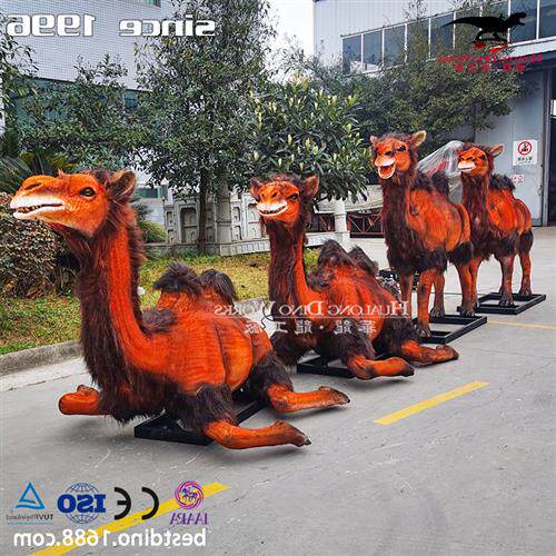 亲子动物乐园商场美陈仿真骆驼模型装饰摆件仿真动物定制厂家.