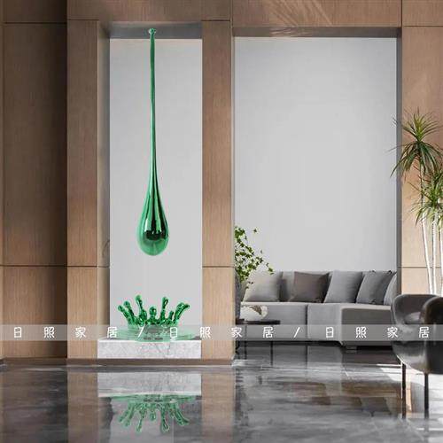 水滴雕塑玻璃钢客厅玄关电视柜悬挂装饰品摆件家居饰品装置艺术品,家居饰品,装饰摆件,淘宝优惠券,粉丝福利购,淘宝优惠卷