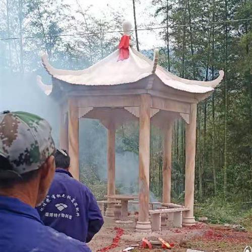 石雕园林景观小区石汉白玉欧式凉亭庭院亭子石雕凉亭石凉亭