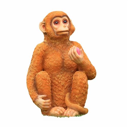 金丝猴子玻璃钢雕塑仿真动物雕塑花园摆件户外假山别墅树脂工艺品