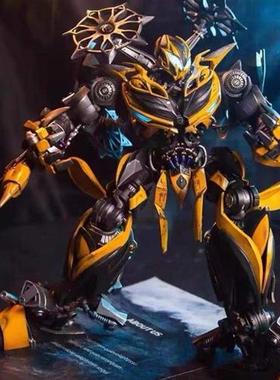 现货Comicave变形金刚大黄蜂双头雕CS/合金可动模型手办玩