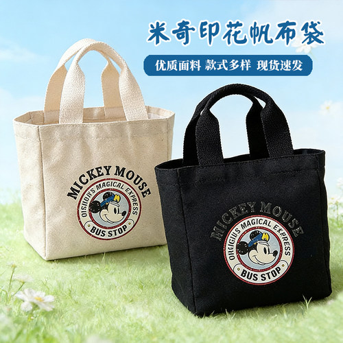 帆布手提袋上班杂物小拎包饭盒袋