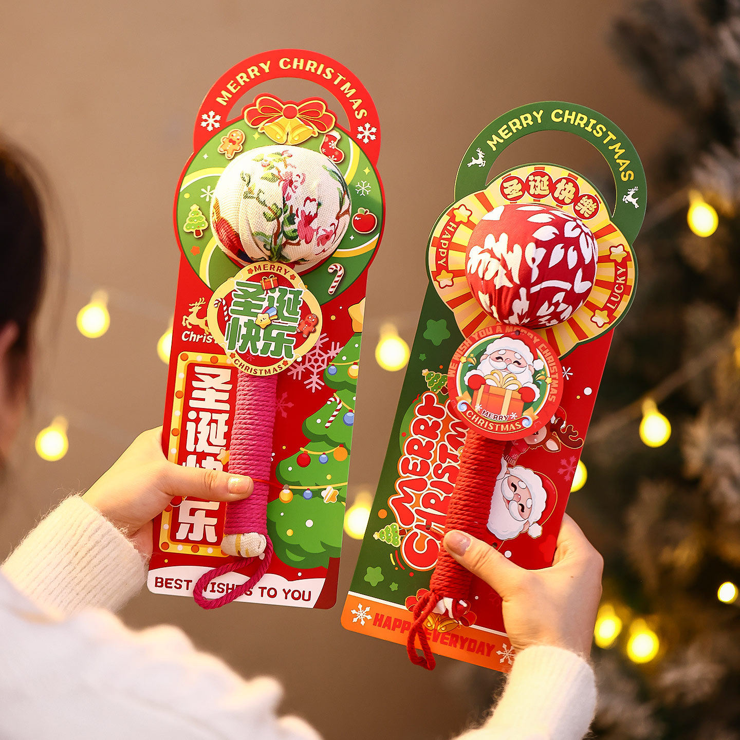 圣诞节礼物实用养生艾草锤小礼品