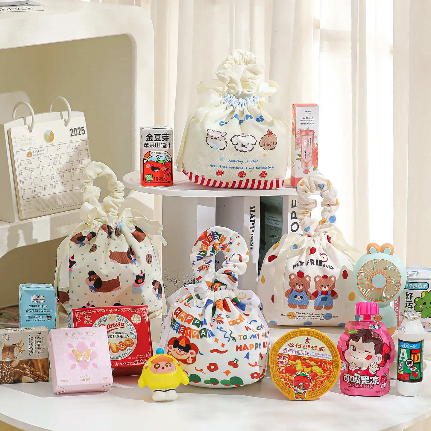 生日周岁满月伴手礼手提喜糖袋