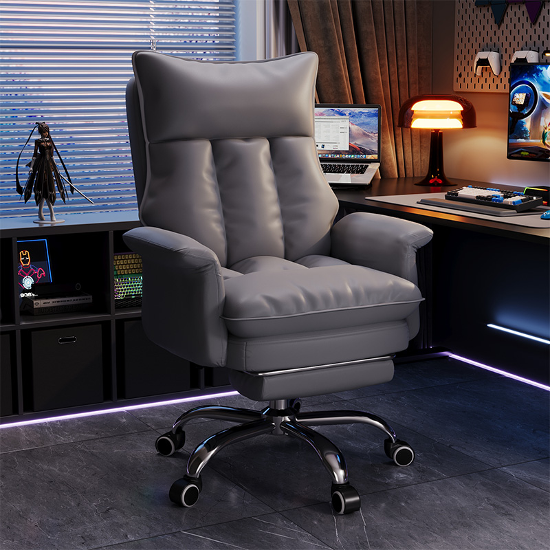 速发电脑躺家用懒人沙发椅舒适久休可椅办公椅坐闲单人书房人体工