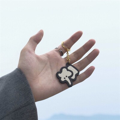 速发里面创意五金扣皮质挂件包挂多色可选手工潮流