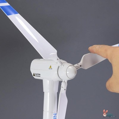 速发风力发电风车玩具儿童发条惯力旋转发模型男孩宝宝益智风力机
