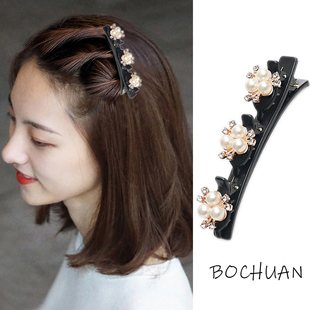 速发2个层约双简懒人编发发夹刘海盘边前额碎发整理神器短发侧发