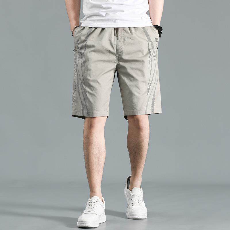 夏季棉质薄款短裤中年男士宽松五分裤爸爸装中老年大裤衩透气舒适,男装,短裤,淘宝优惠券,粉丝福利购,淘宝优惠卷